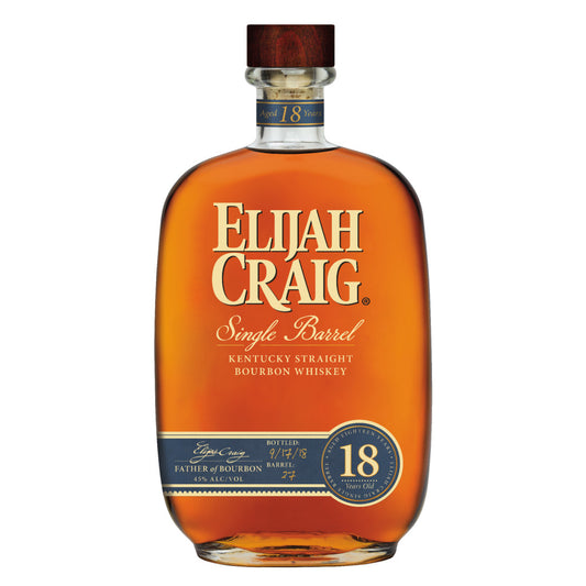 ELIJAH CRAIG SINGLE BARREL STRAIGHT BOURBON AGED 18 YR 750 ML