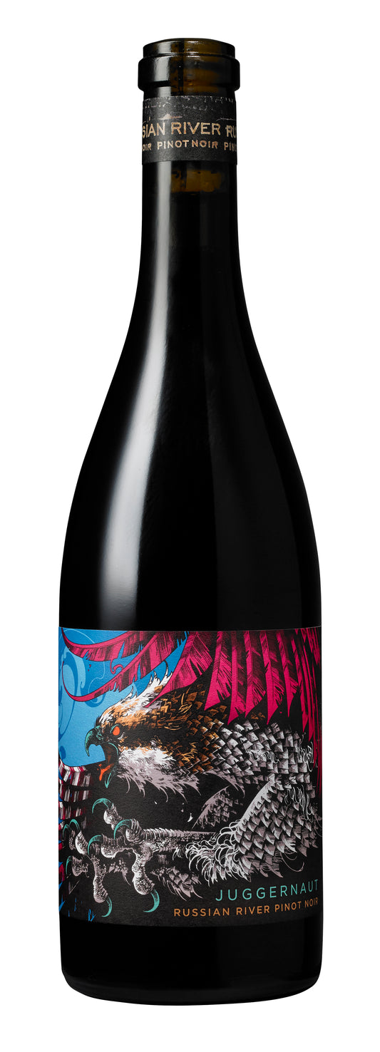 Juggernaut Russian River Pinot Noir 2021  Front Bottle Shot