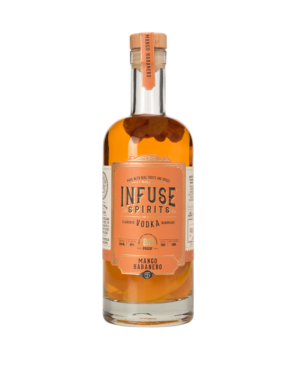 INFUSE SPIRITS MANGO HABANERO VODKA 750 ML
