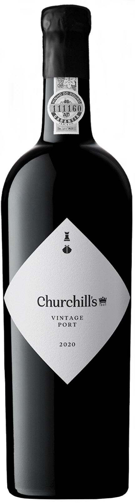 Churchill's Vintage Port 2020  Front Bottle Shot