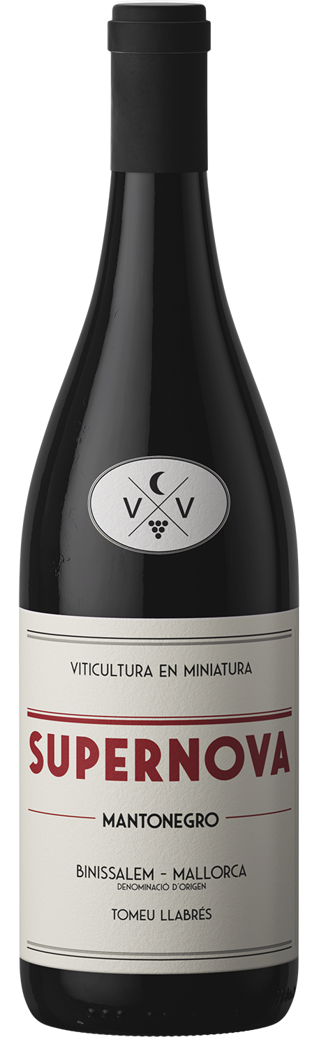 Ca'n Verdura Supernova Negre 2023  Front Bottle Shot