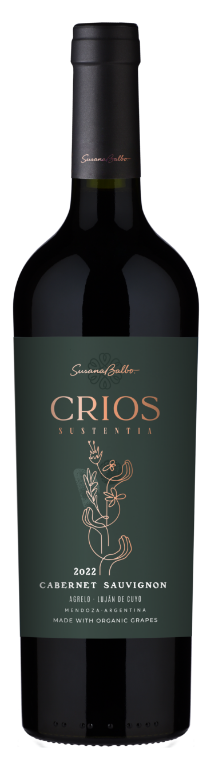 Crios de Susana Balbo Sustentia Malbec Made with Organic Grapes 2022  Front Bottle Shot