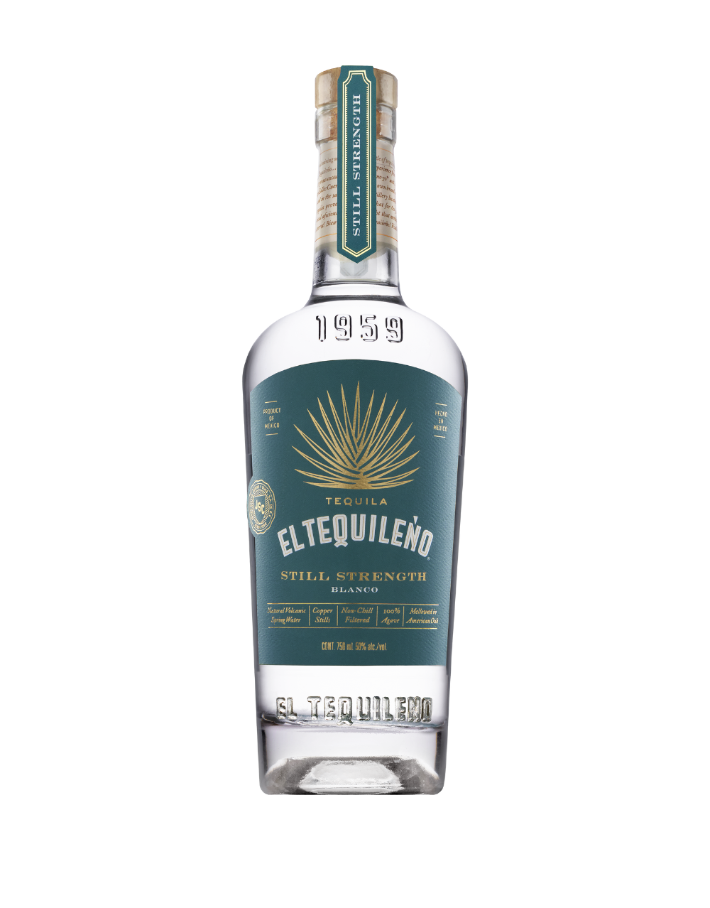 EL TEQUILEÑO STILL STRENGTH TEQUILA BLANCO 750 ML