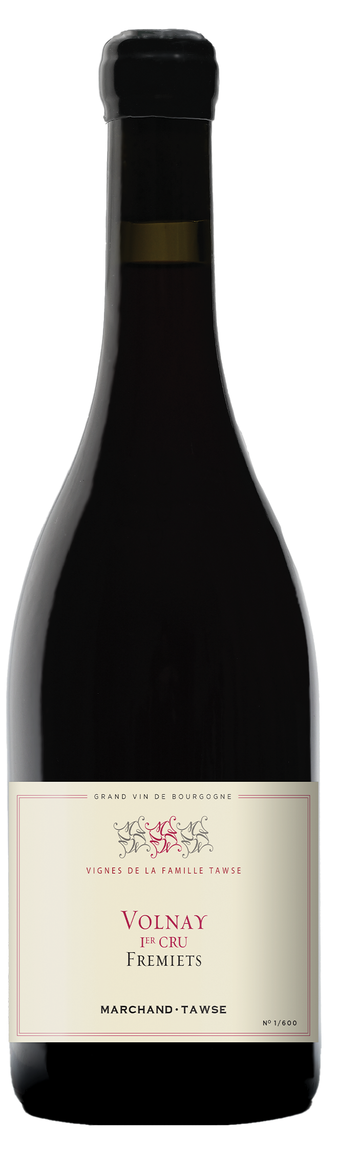 Marchand-Tawse Volnay Fremiets Premier Cru 2022  Front Bottle Shot