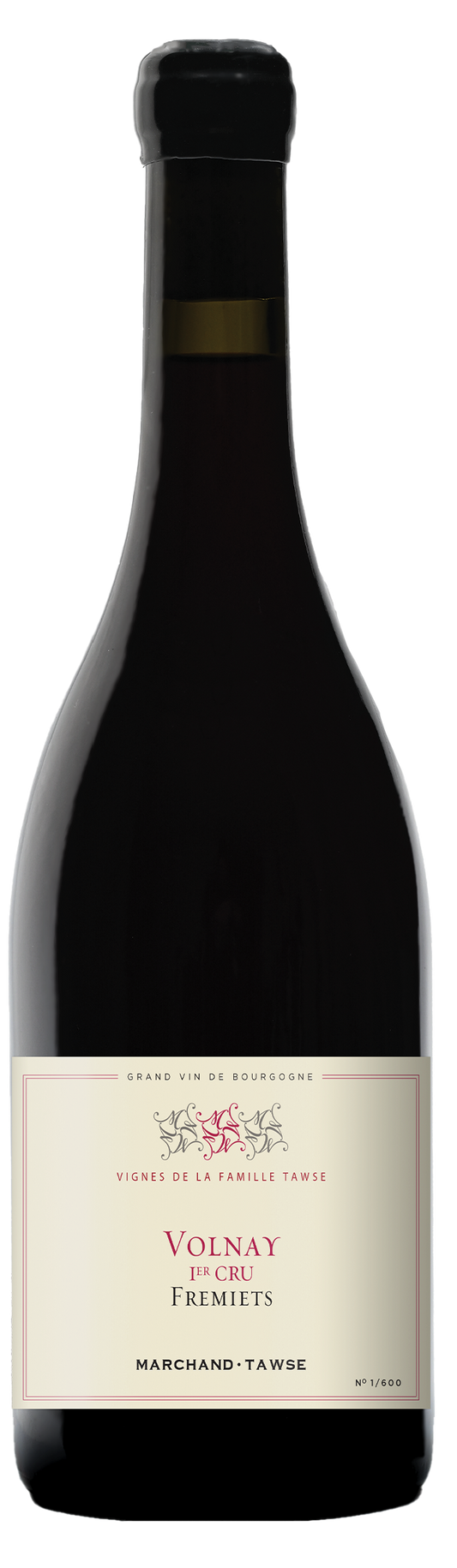 Marchand-Tawse Volnay Fremiets Premier Cru 2022  Front Bottle Shot