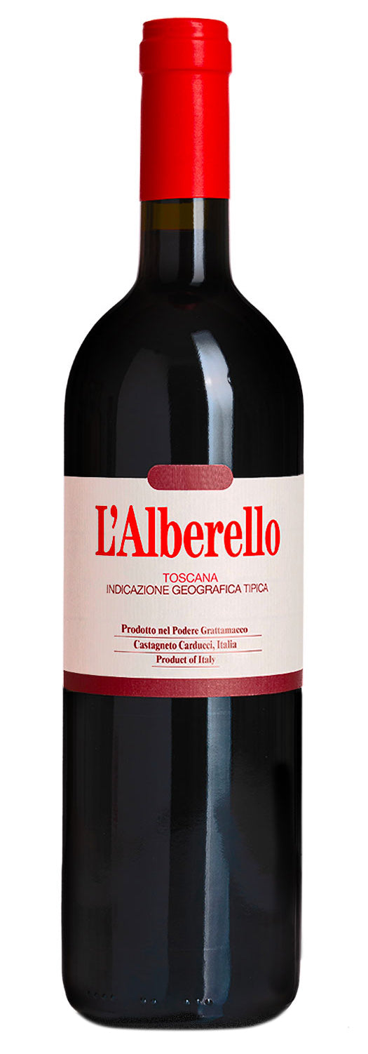 Podere Grattamacco L'Alberello 2021  Front Bottle Shot