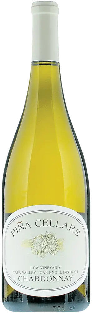 Pina Napa Valley Low Vineyard Chardonnay 2020  Front Bottle Shot