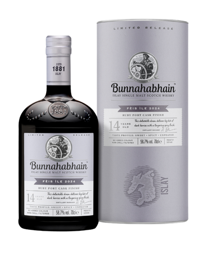 BUNNAHABHAIN FEIS ILE PORT 14 YEAR OLD SCOTCH WHISKY