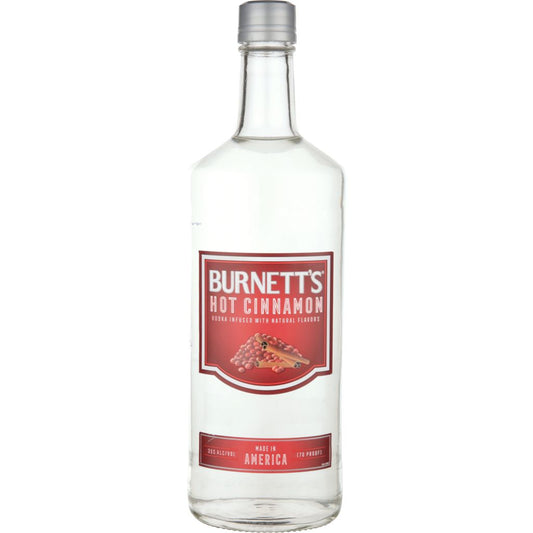 BURNETT'S HOT CINNMAON CINNAMON FLAVORED VODKA 750 ML