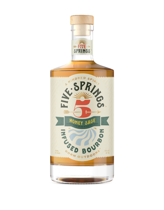 FIVE SPRINGS HONEY SAGE BOURBON 750 ML