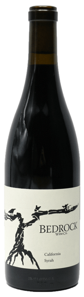 Bedrock Wine Company Syrah 2022  Front Bottle Shot