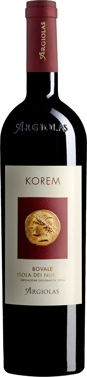 Argiolas Korem 2020  Front Bottle Shot
