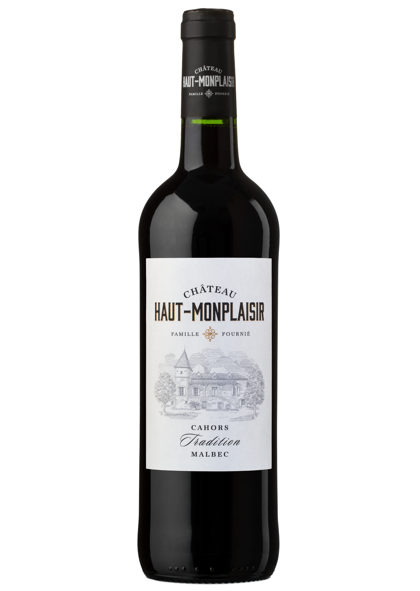 Chateau Haut-Monplaisir Cahors Tradition 2021  Front Bottle Shot