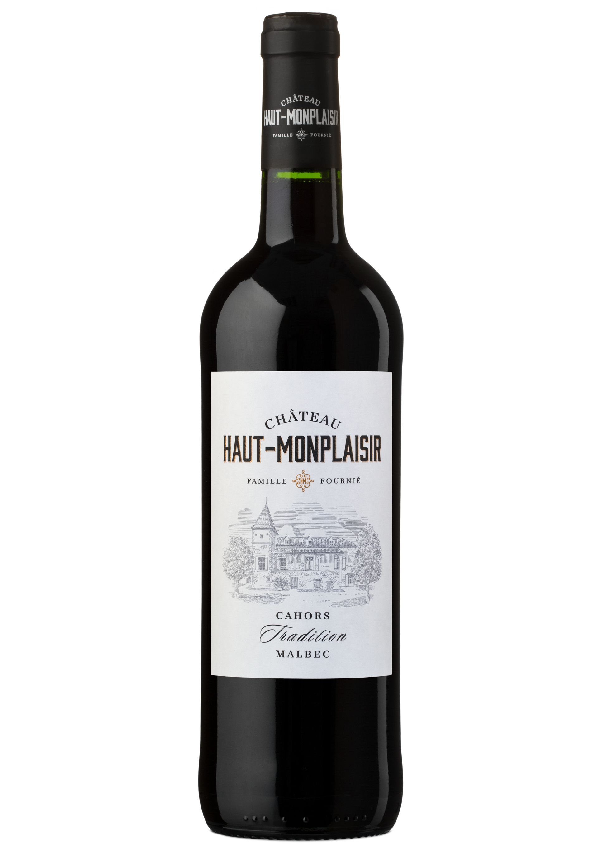 Chateau Haut-Monplaisir Cahors Tradition 2021  Front Bottle Shot