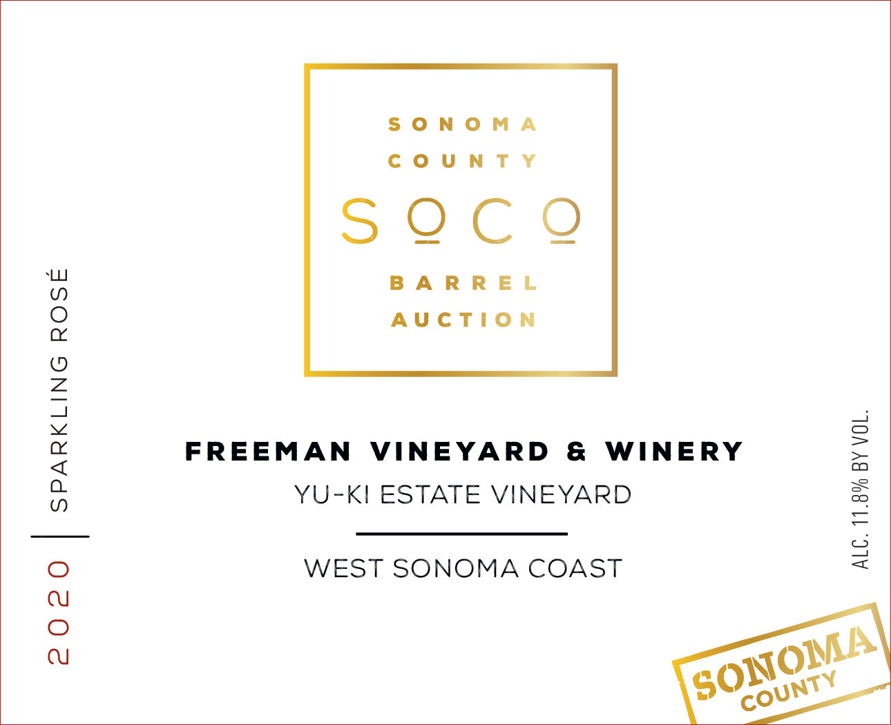 Freeman Effervescence Cuvee (Sonoma Barrel Auction) 2020