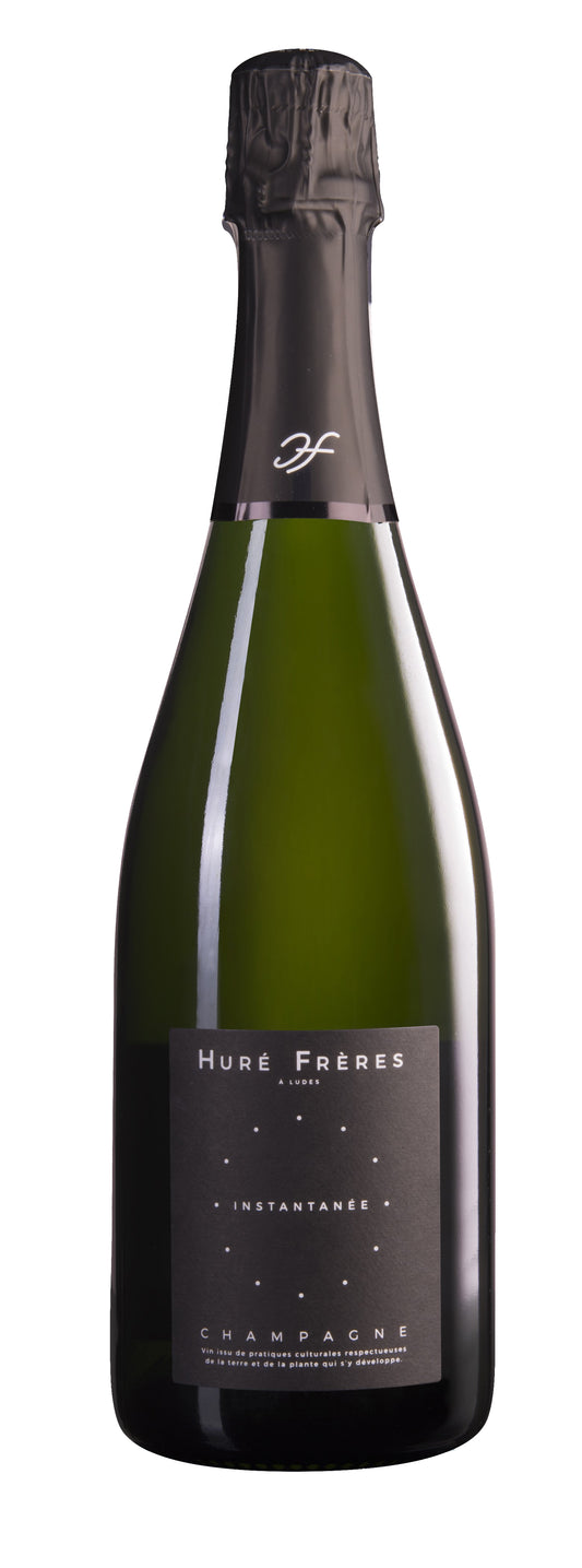 Champagne Hure Freres Instantanee Extra Brut 2016  Front Bottle Shot