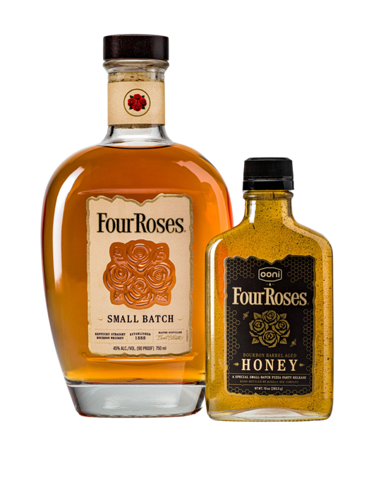 FOUR ROSES SMALL BATCH & HONEY KIT 750 ML