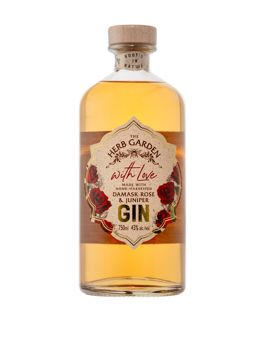 HERB GARDEN DAMASK ROSE & JUNIPER 'WITH LOVE' GIN 750 ML