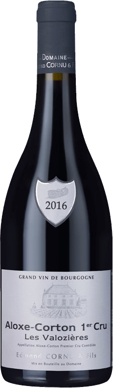 Edmond Cornu & Fils Aloxe-Corton Les Valozieres Premier Cru 2016  Front Bottle Shot
