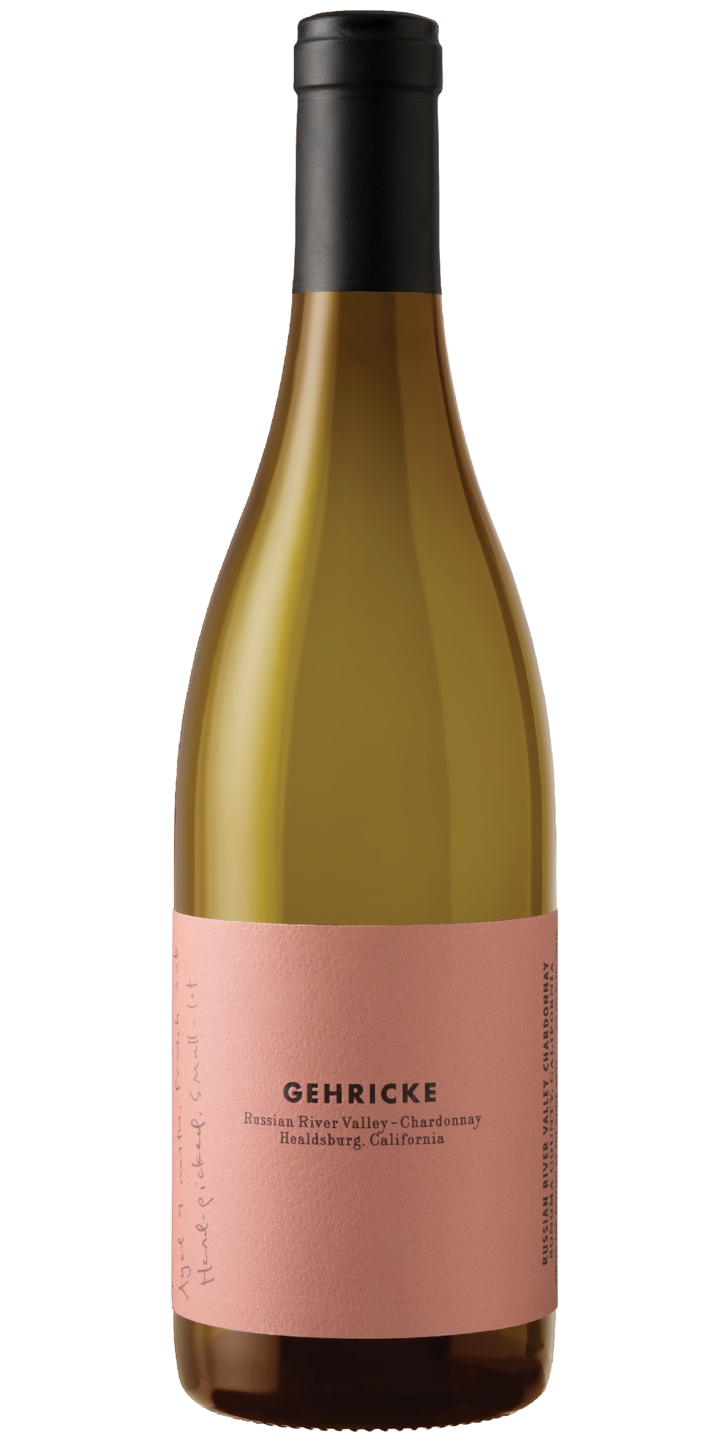 Gehricke Chardonnay 2022  Front Bottle Shot