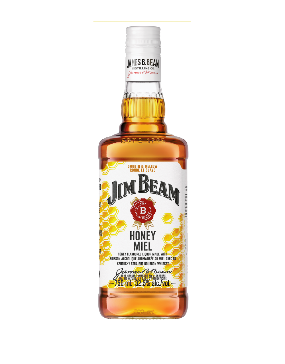 JIM BEAM HONEY BOURBON WHISKEY