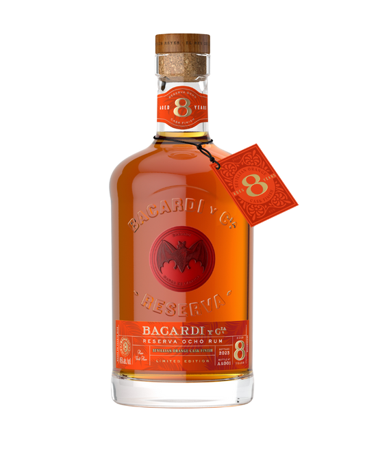 BACARDÍ RESERVA OCHO SEVILLIAN ORANGE CASK FINISH 750 ML