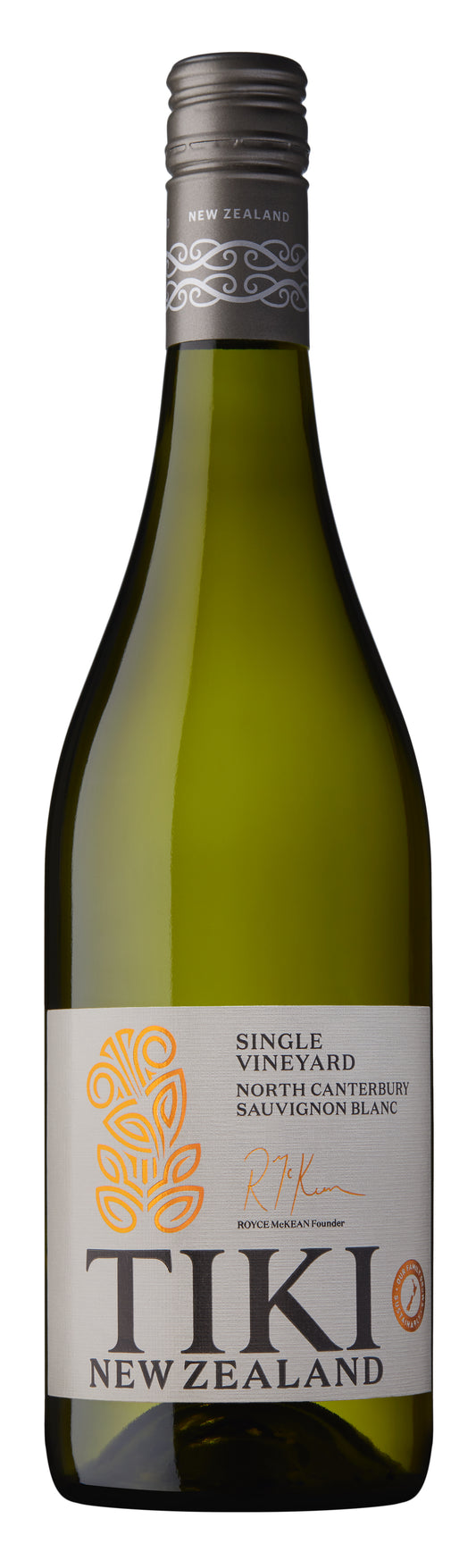 Tiki Single Vineyard North Canterbury Sauvignon Blanc 2023  Front Bottle Shot