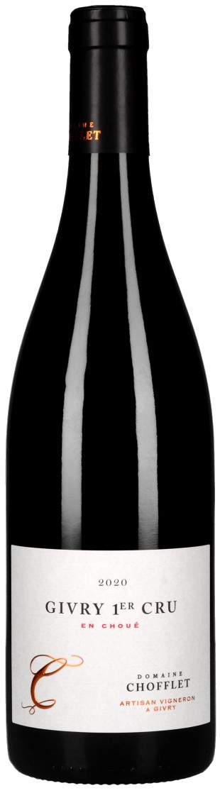 Domaine Chofflet Givry En Choue Premier Cru 2020  Front Bottle Shot