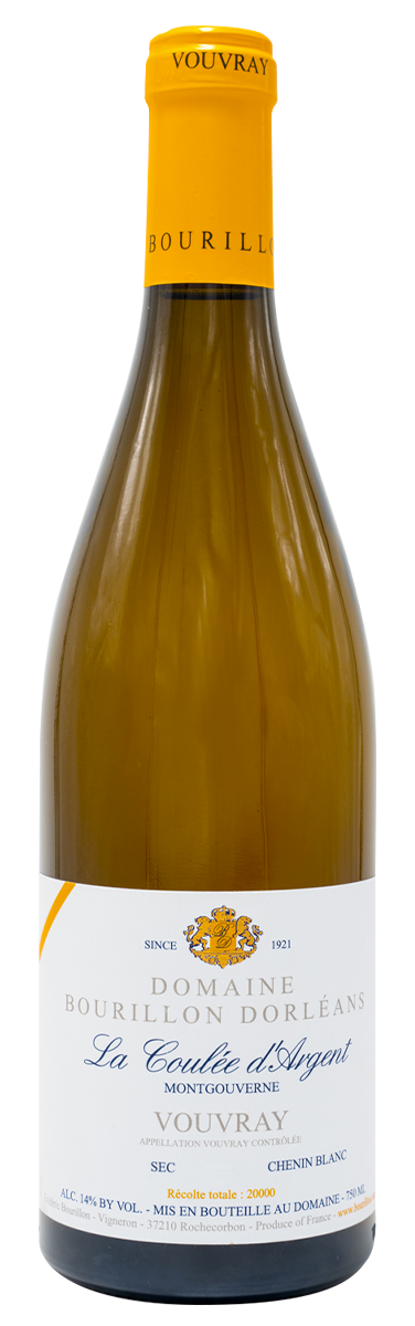 Domaine Bourillon-Dorleans Vouvray Sec Vieilles Vignes Coulee d'Argent 2020  Front Bottle Shot