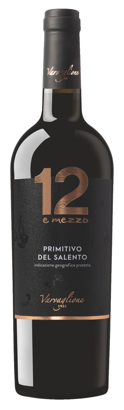 Varvaglione 12 e Mezzo Primitivo del Salento 2022  Front Bottle Shot