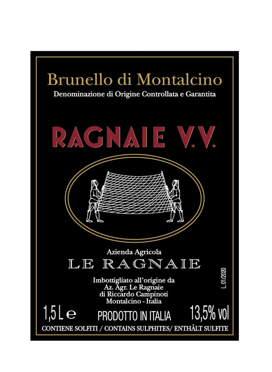 Le Ragnaie Ragnaie Vigna Vecchia Brunello di Montalcino (1.5 Liter Magnum) 2017