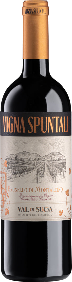 Val di Suga Vigna Spuntali Brunello di Montalcino 2019  Front Bottle Shot