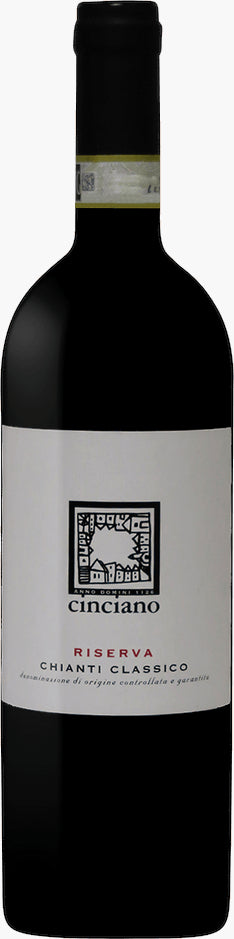 Fattoria Cinciano Chianti Classico Riserva 2018  Front Bottle Shot