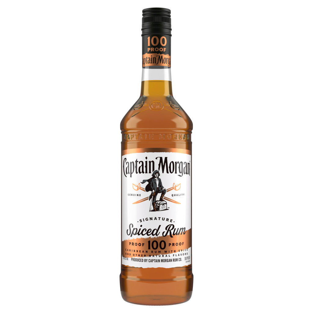CAPTAIN MORGAN BLACK CASK 100 PROOF SPICED RUM 750 ML