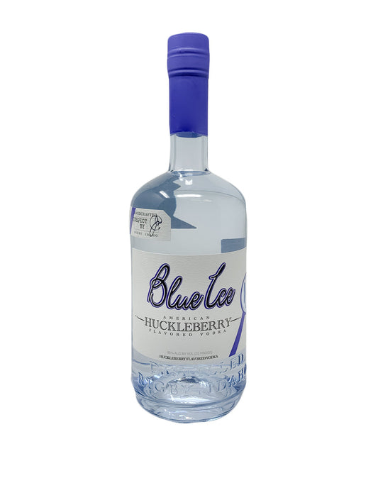 BLUE ICE HUCKLEBERRY FLAVORED VODKA 750 ML