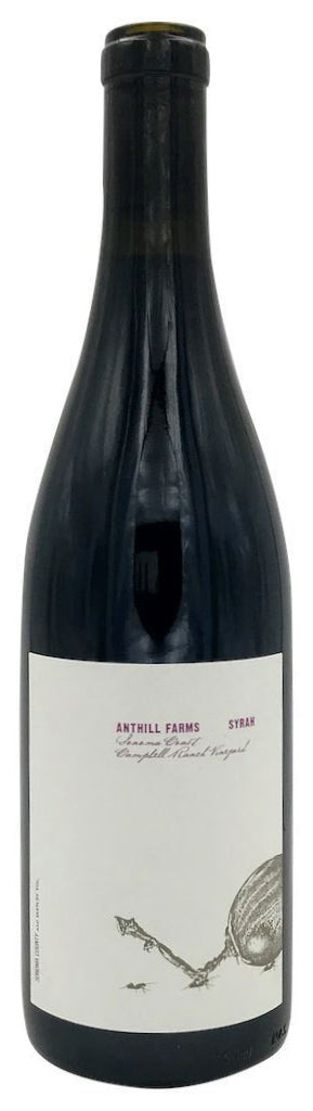 Anthill Farms Campbell Ranch Vineyard Syrah 2021  Front Bottle Shot