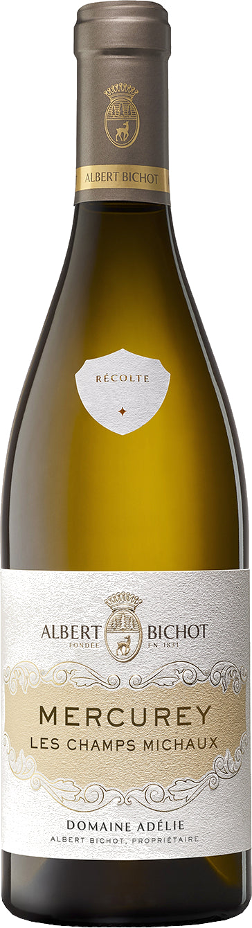 Albert Bichot Mercurey Blanc Champs Michaux Domaine Adelie 2022  Front Bottle Shot
