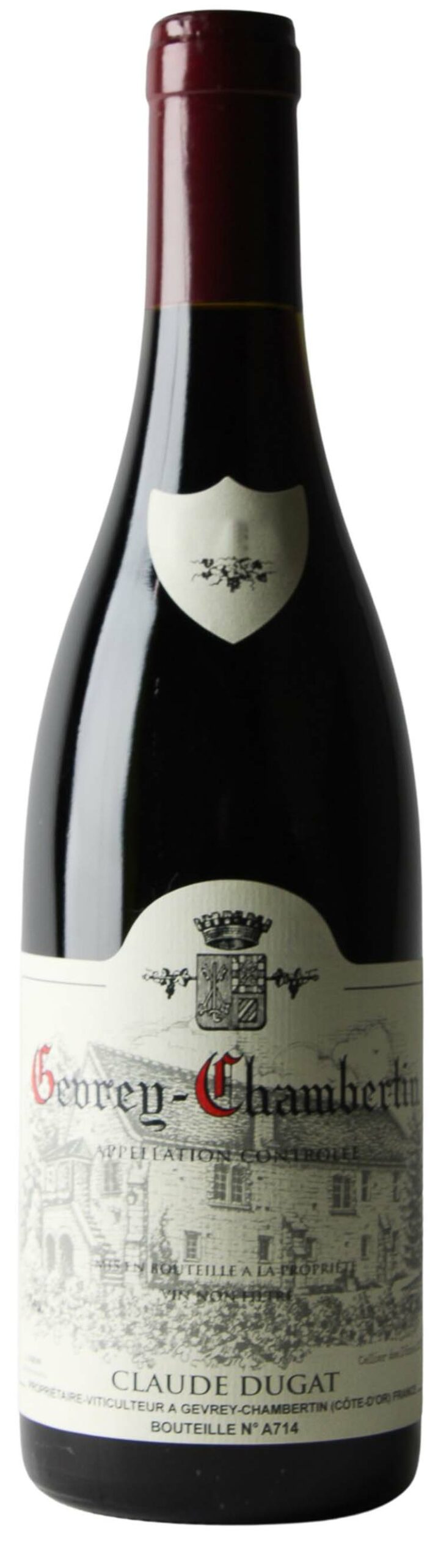 Domaine Claude Dugat Gevrey-Chambertin 2022  Front Bottle Shot