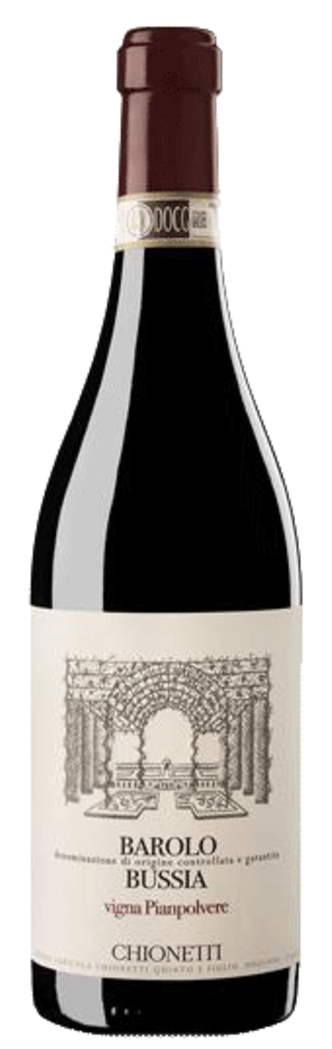 Chionetti Barolo Bussia Vigna Pianpolvere 2018  Front Bottle Shot