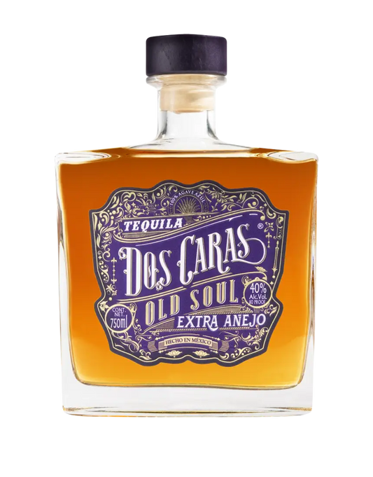 DOS CARAS TEQUILA OLD SOUL EXTRA AÃ‘EJO 750 ML