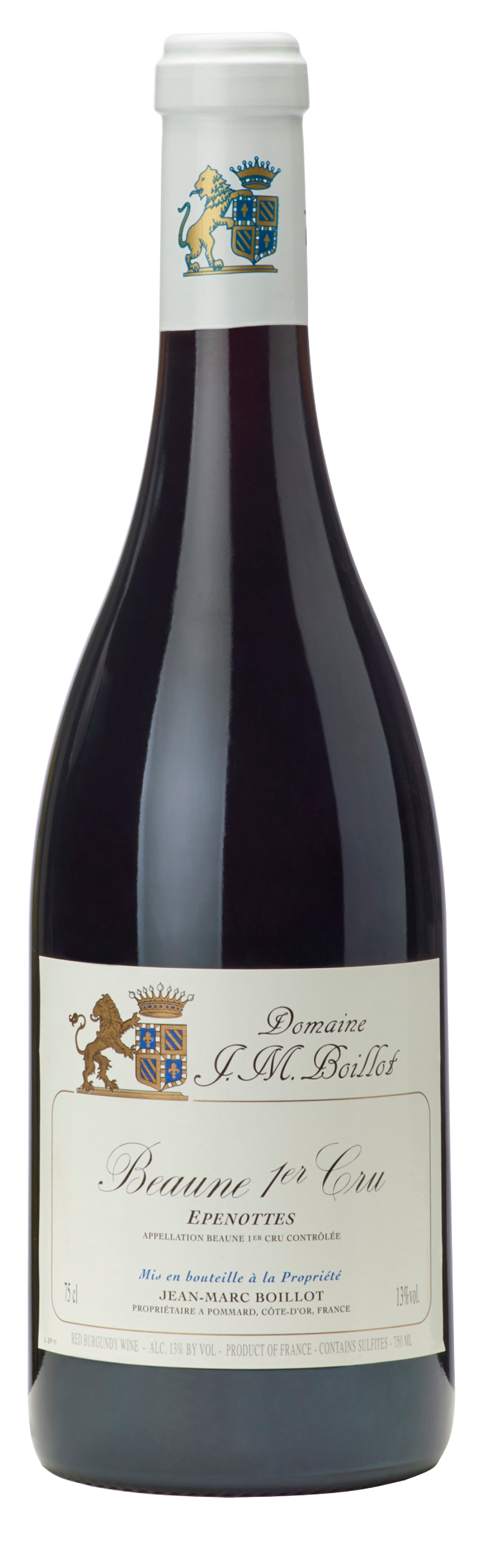 Jean-Marc Boillot Beaune Epenottes Premier Cru 2020  Front Bottle Shot