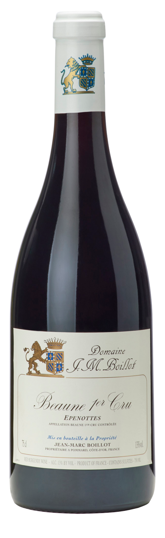 Jean-Marc Boillot Beaune Epenottes Premier Cru 2020  Front Bottle Shot