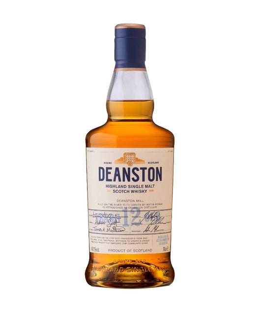 DEANSTON 12 YEAR OLD SCOTCH WHISKY 750 ML