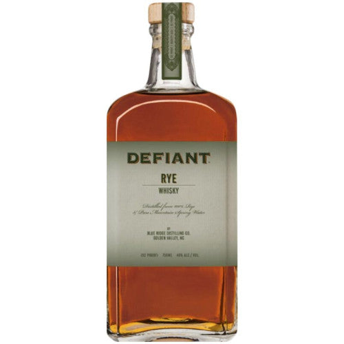 Defiant 100% Rye Whisky