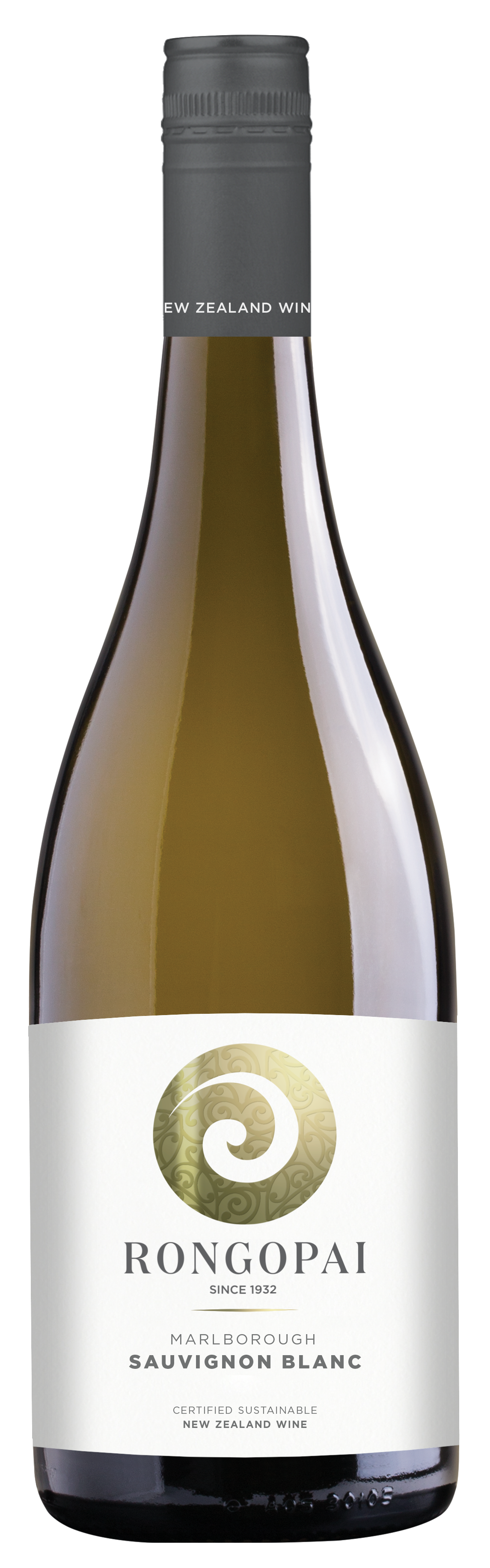 Rongopai Winery Sauvignon Blanc 2024  Front Bottle Shot