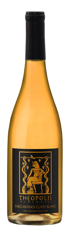 Theopolis Vineyards Theo-patra’s Cuvée Blanc 2021  Front Bottle Shot