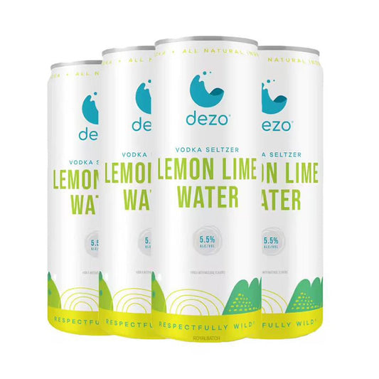 Dezo Lemon Lime Water Vodka Seltzer 4/355ml