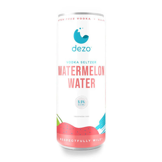 Dezo Spiked Watermelon Water Cocktail 4/355ml