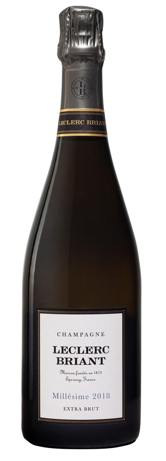 Champagne Leclerc Briant Extra Brut Millesime 2018  Front Bottle Shot