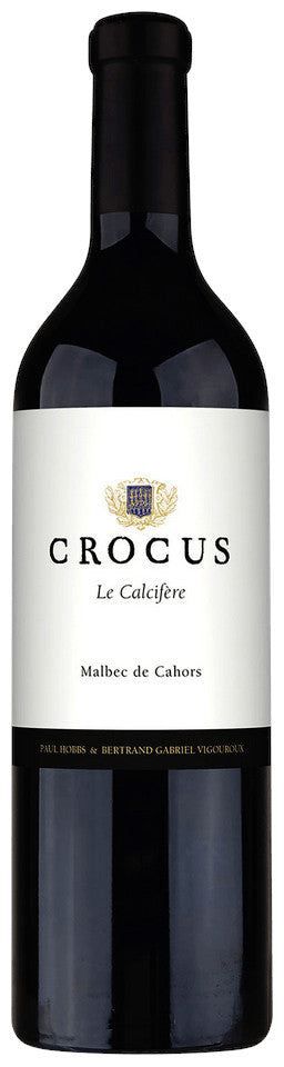 Crocus Le Calcifere Malbec de Cahors 2017  Front Bottle Shot